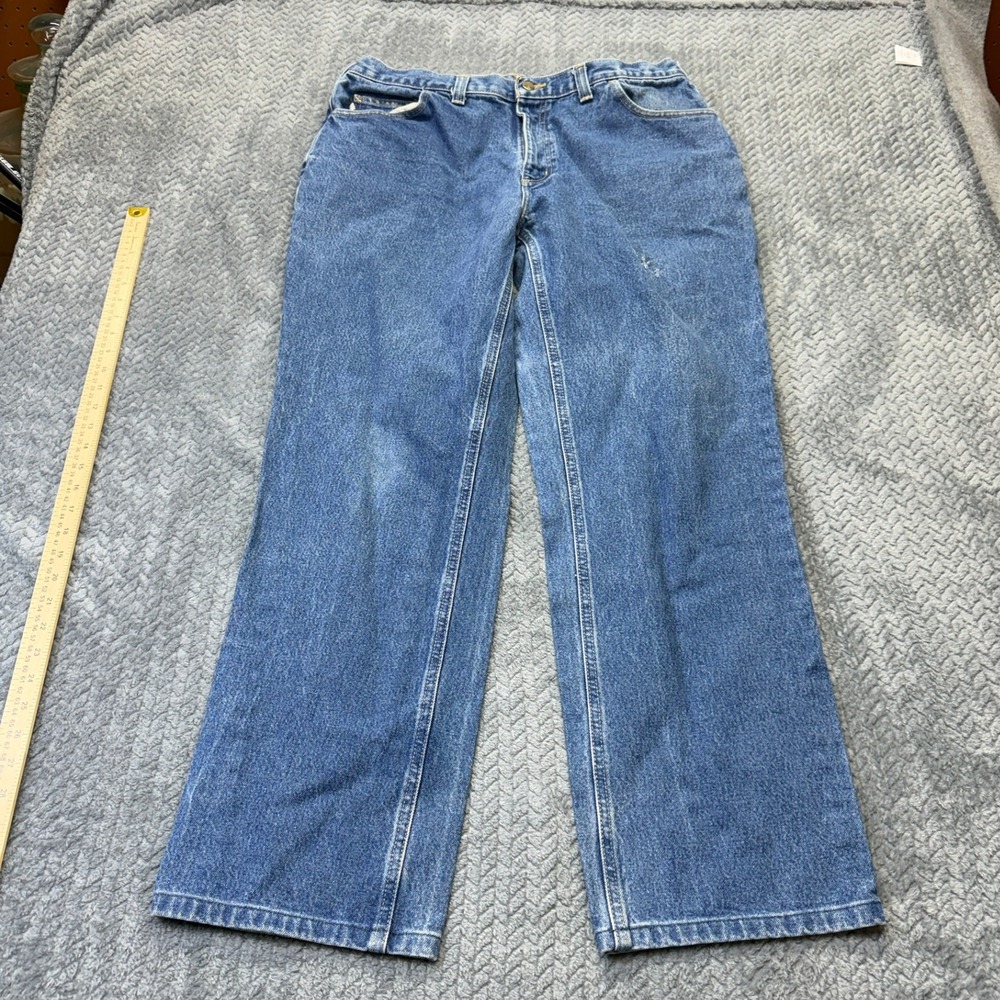 Carhartt FR Work Jeans Mens 36x31 Blue Good‎ Flame Resistant ARC 2 NFPA 2112